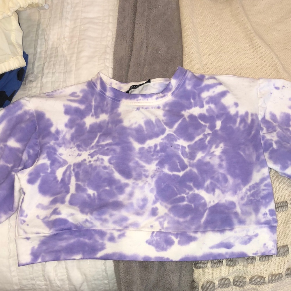 cropped sweatshirt